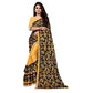 Generic Women's Lycra Blend Saree with Blouse (Mustard, 5-6 Mtrs) - MYLUXURY LANE ENTERPRISE