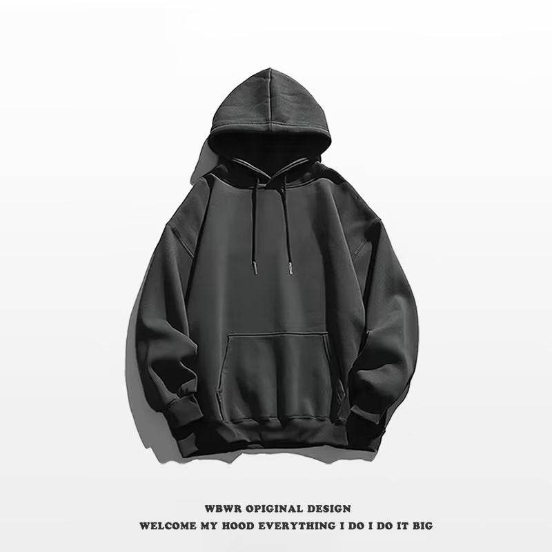 Sweater Men's Fashionable Solid Color Hooded - MYLUXURY LANE ENTERPRISE