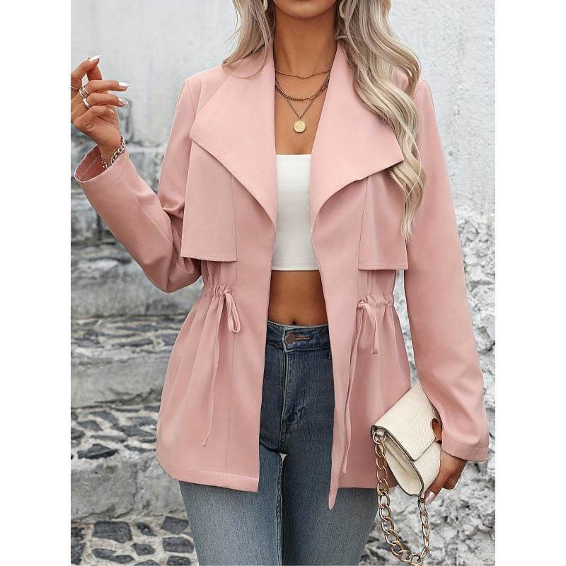 Fresh Temperament Trench Coat Fashionable Women's Clothing - MYLUXURY LANE ENTERPRISE