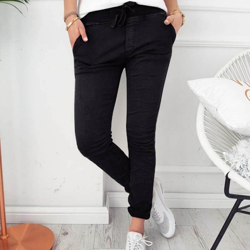 Women's Fashion Casual Slim Fit Skinny Elastic Pants - MYLUXURY LANE ENTERPRISE