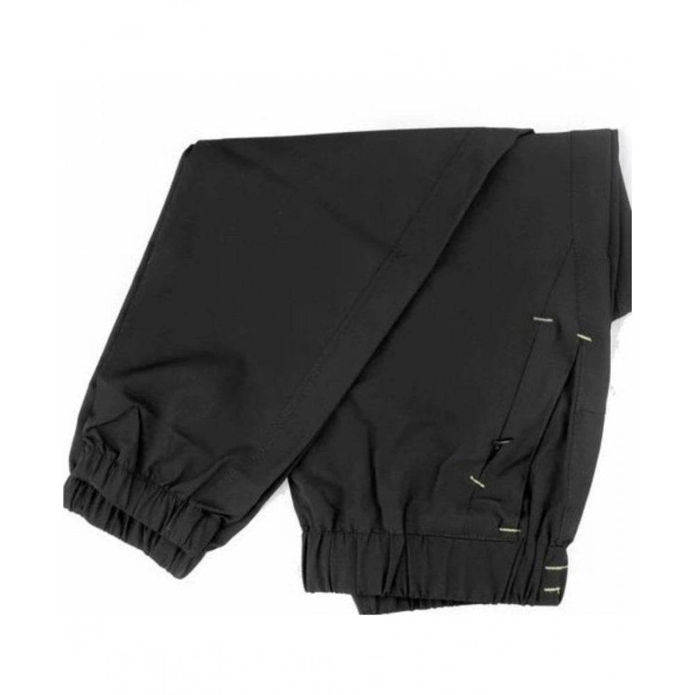 Generic Men's Polyster Solid Track Pant-Lower (Black) - MYLUXURY LANE ENTERPRISE
