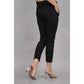 Generic Women's Casual Solid Lycra Trouser Pant (Black) - MYLUXURY LANE ENTERPRISE