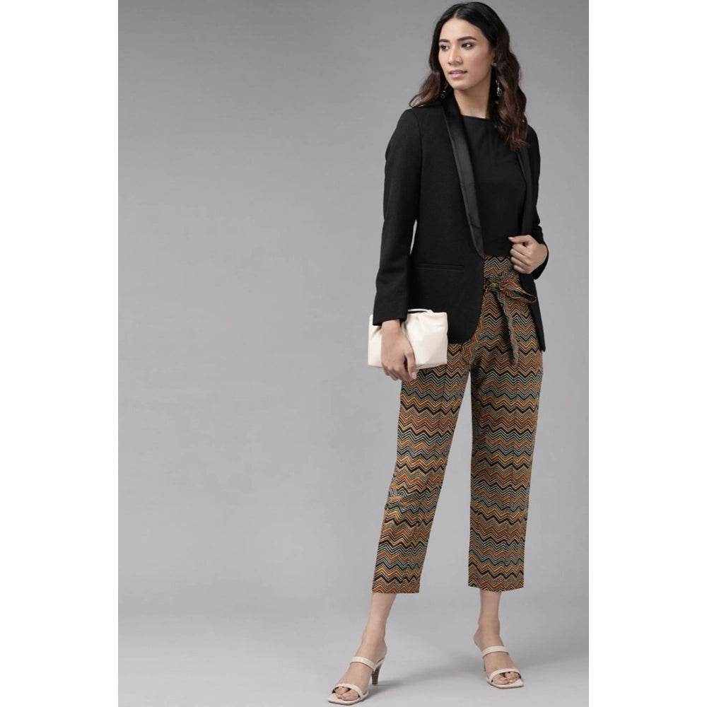 Generic Women's Casual Printed Cotton Trouser Pant (MultiColor) - MYLUXURY LANE ENTERPRISE