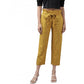Generic Women's Casual Printed Cotton Flex Trouser Pant (Mustard) - MYLUXURY LANE ENTERPRISE