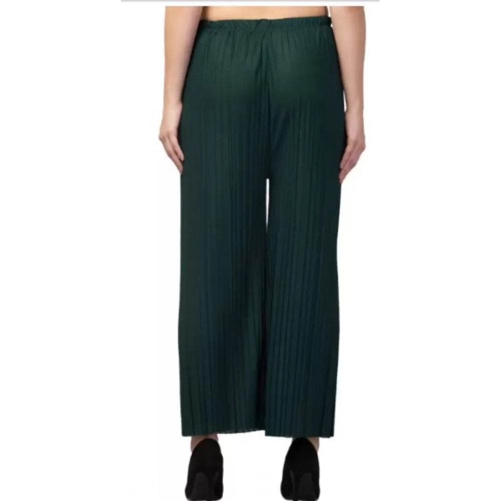 Generic Women's Casual Cotton Blend Striped Bottomwear (Blue) - MYLUXURY LANE ENTERPRISE