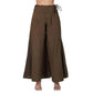 Generic Women's Casual Cotton Solid Palazzo (Brown) - MYLUXURY LANE ENTERPRISE