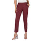 Generic Women's Casual Cotton Lycra Solid Trouser Pants (Maroon) - MYLUXURY LANE ENTERPRISE