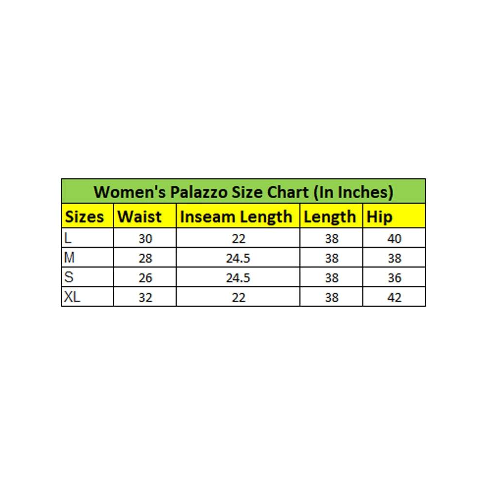 Generic Women's Casual Cotton Cambric Solid Elastic Palazzo Trousers (Brown) - MYLUXURY LANE ENTERPRISE