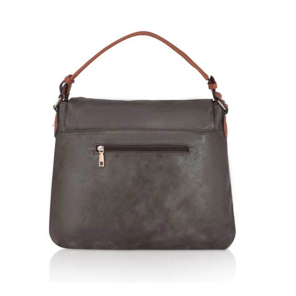 Generic Women's Faux Leather Solid Sling Bag (Green) - MYLUXURY LANE ENTERPRISE