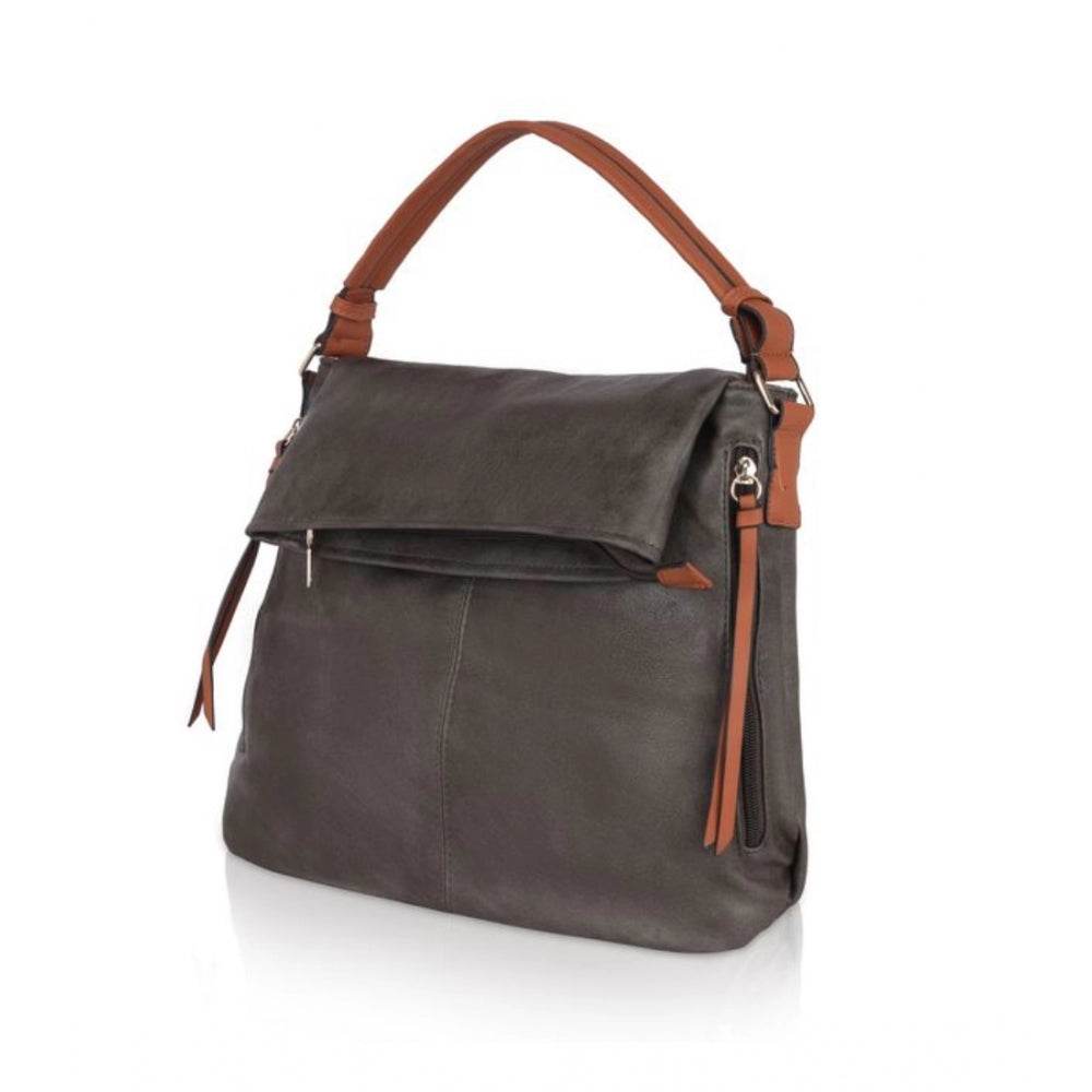 Generic Women's Faux Leather Solid Sling Bag (Green) - MYLUXURY LANE ENTERPRISE