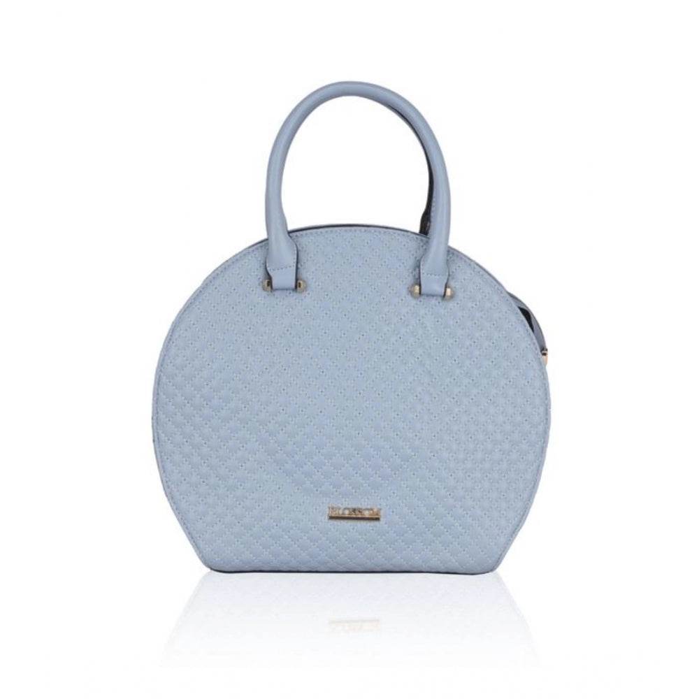 Generic Women's Faux Leather Printed Adjustable Long Belt Handbag (Blue) - MYLUXURY LANE ENTERPRISE