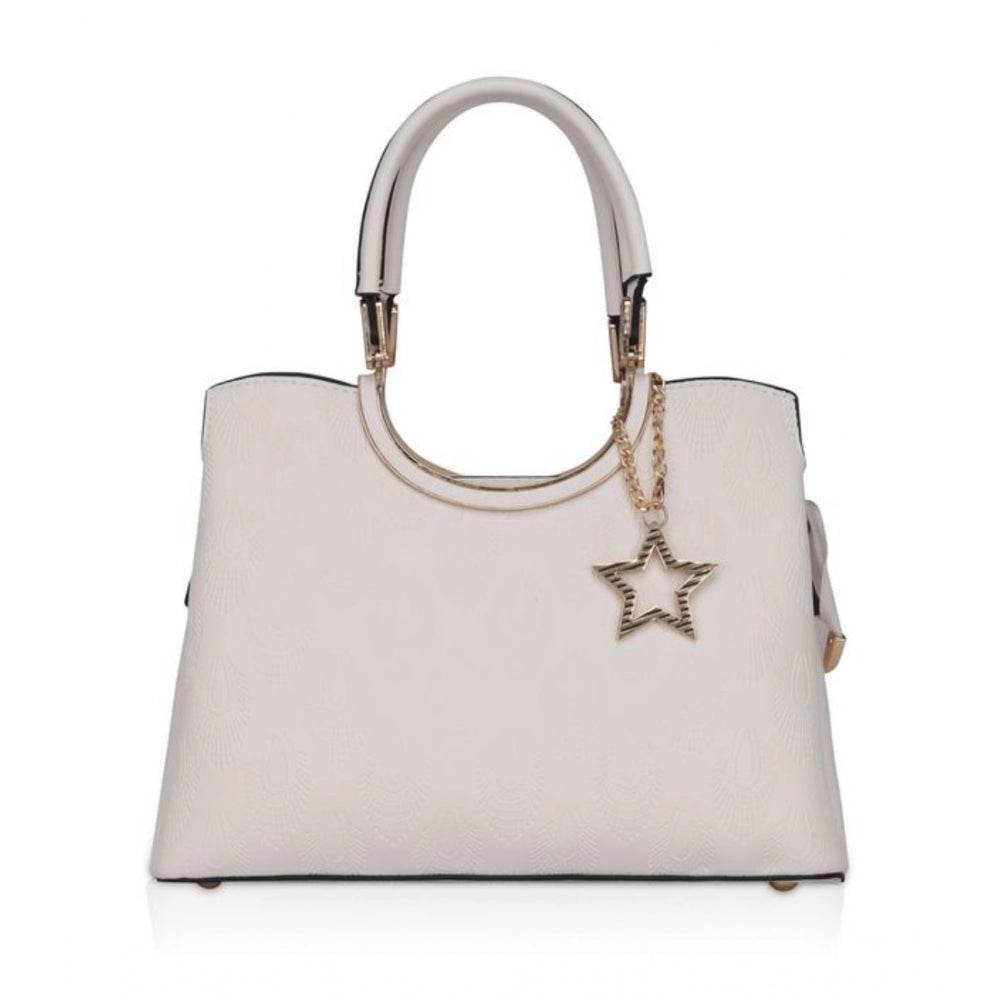 Generic Women's Faux Leather Printed Adjustable Long Belt Handbag (White) - MYLUXURY LANE ENTERPRISE