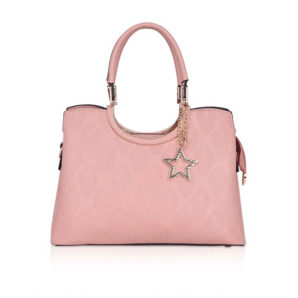 Generic Women's Faux Leather Printed Adjustable Long Belt Handbag (Pink) - MYLUXURY LANE ENTERPRISE