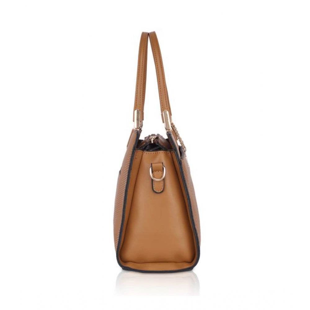 Generic Women's Faux Leather Textured Adjustable Long Belt Handbag (Brown) - MYLUXURY LANE ENTERPRISE