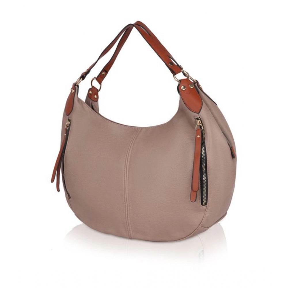 Generic Women's Faux Leather Solid Tote Bag (Multi) - MYLUXURY LANE ENTERPRISE