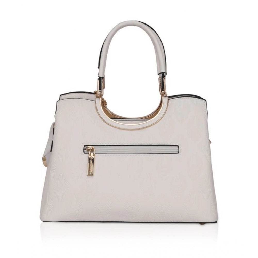 Generic Women's Faux Leather Printed Adjustable Long Belt Handbag (White) - MYLUXURY LANE ENTERPRISE