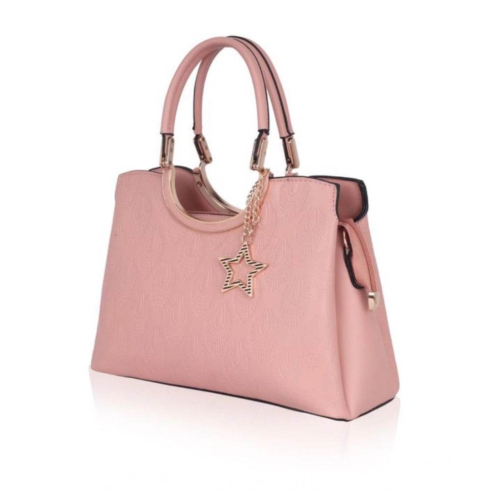 Generic Women's Faux Leather Printed Adjustable Long Belt Handbag (Pink) - MYLUXURY LANE ENTERPRISE