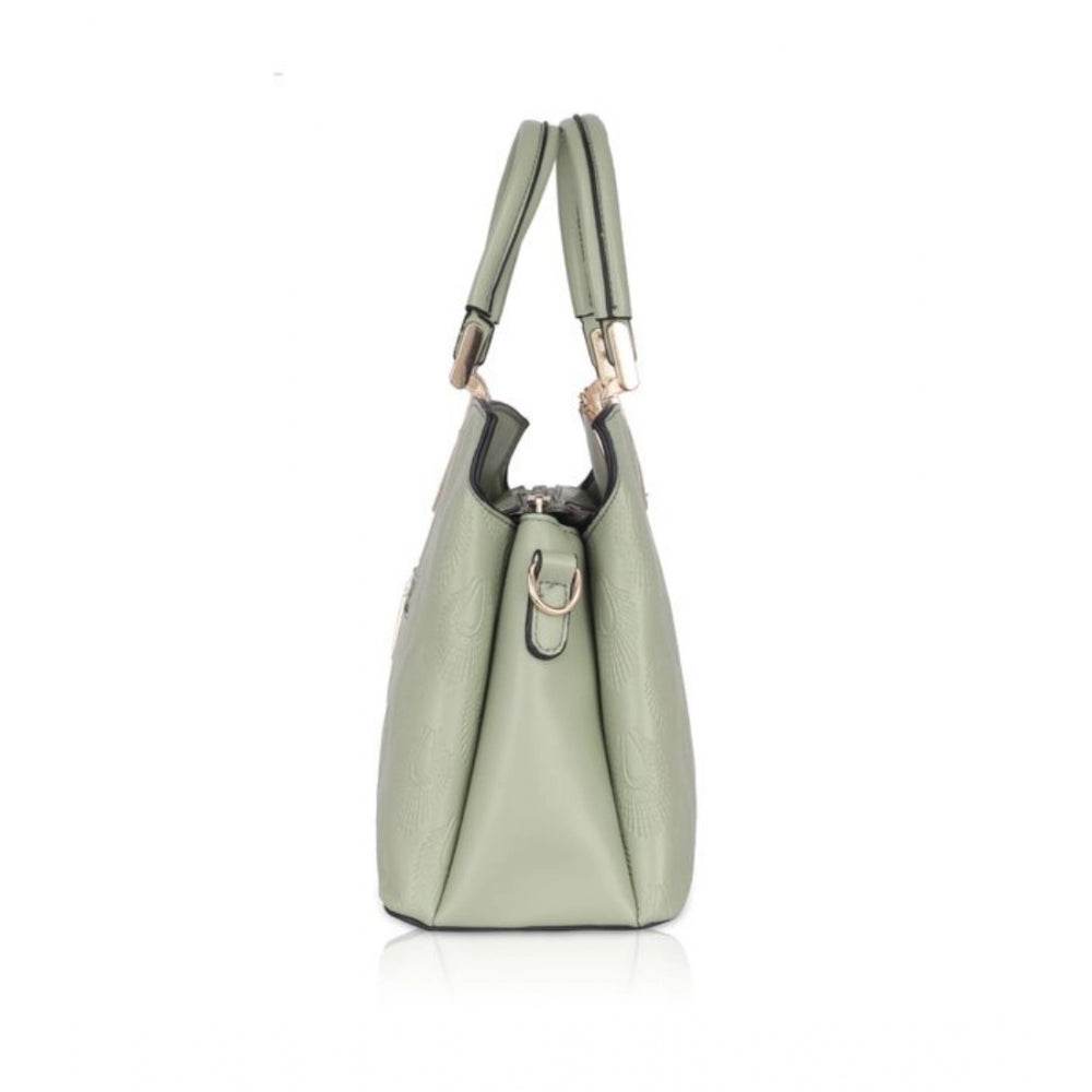 Generic Women's Faux Leather Printed Adjustable Long Belt Handbag (Green) - MYLUXURY LANE ENTERPRISE