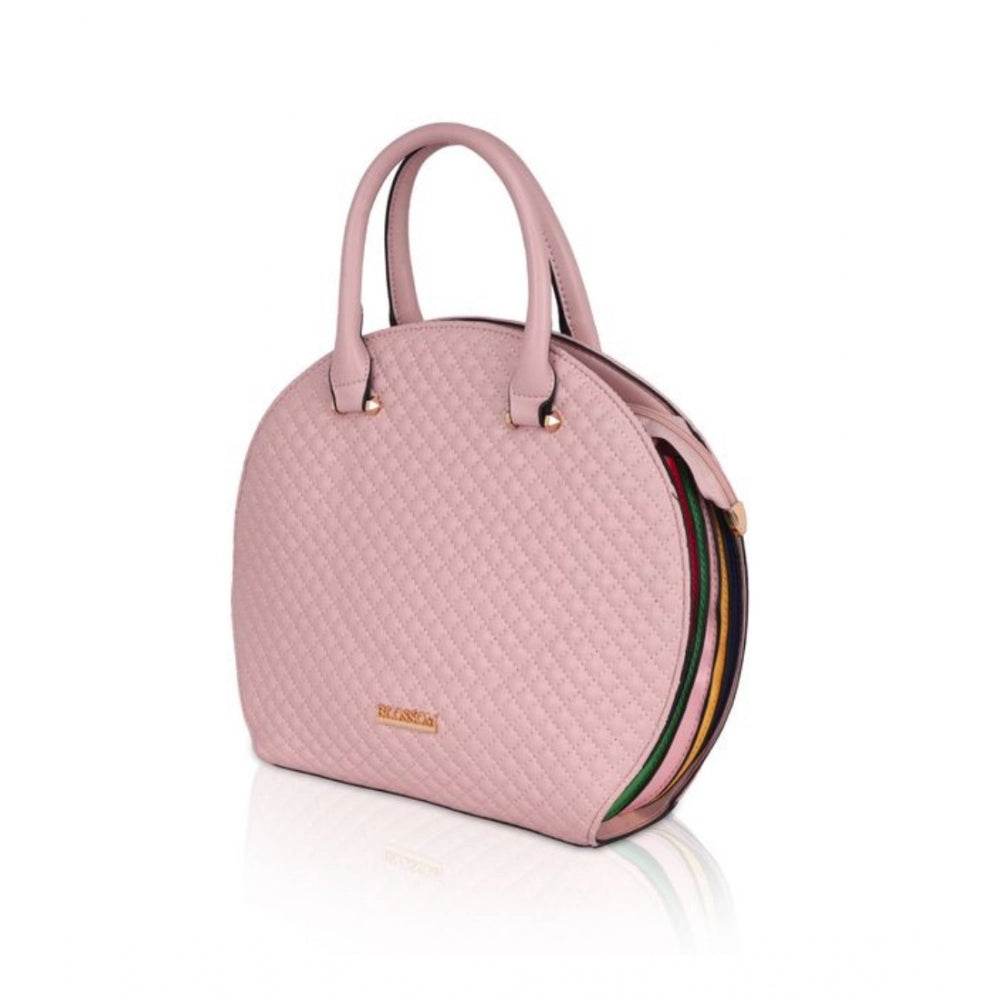 Generic Women's Faux Leather Printed Adjustable Long Belt Handbag (Pink) - MYLUXURY LANE ENTERPRISE