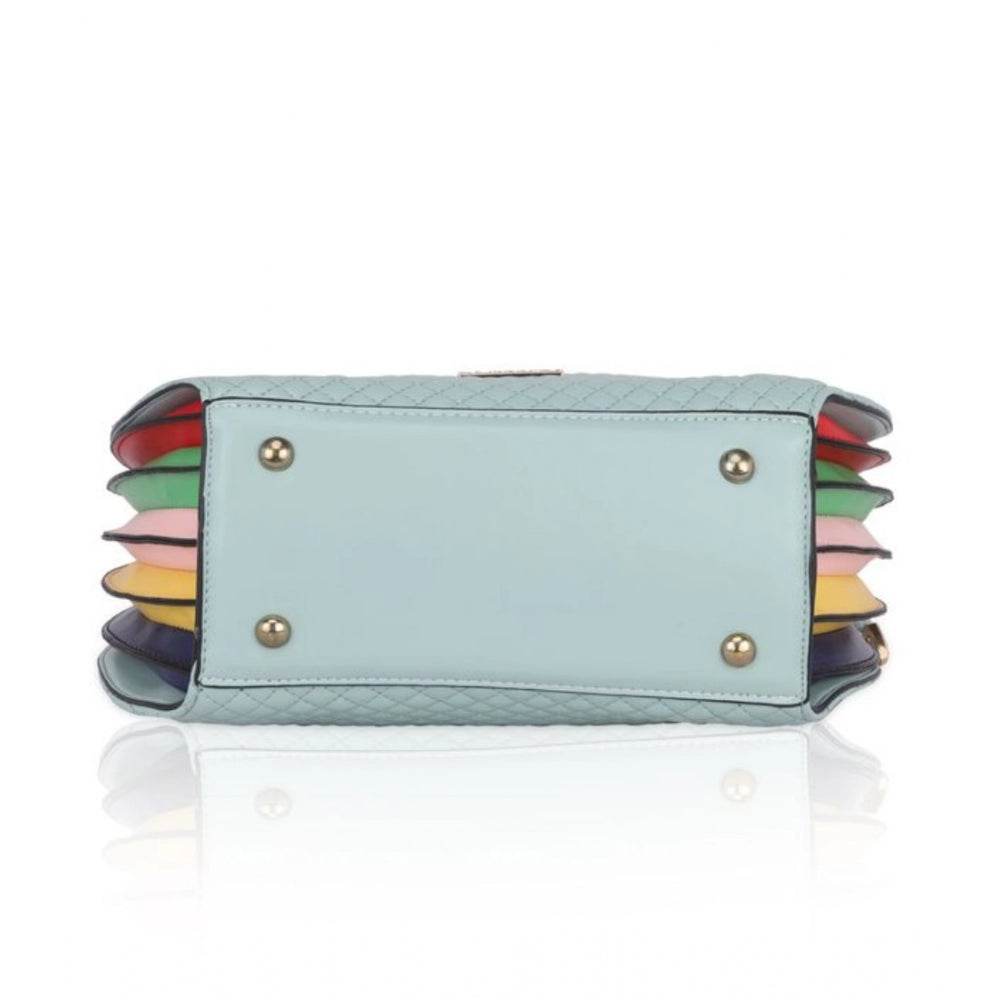 Generic Women's Faux Leather Printed Adjustable Long Belt Handbag (Green) - MYLUXURY LANE ENTERPRISE