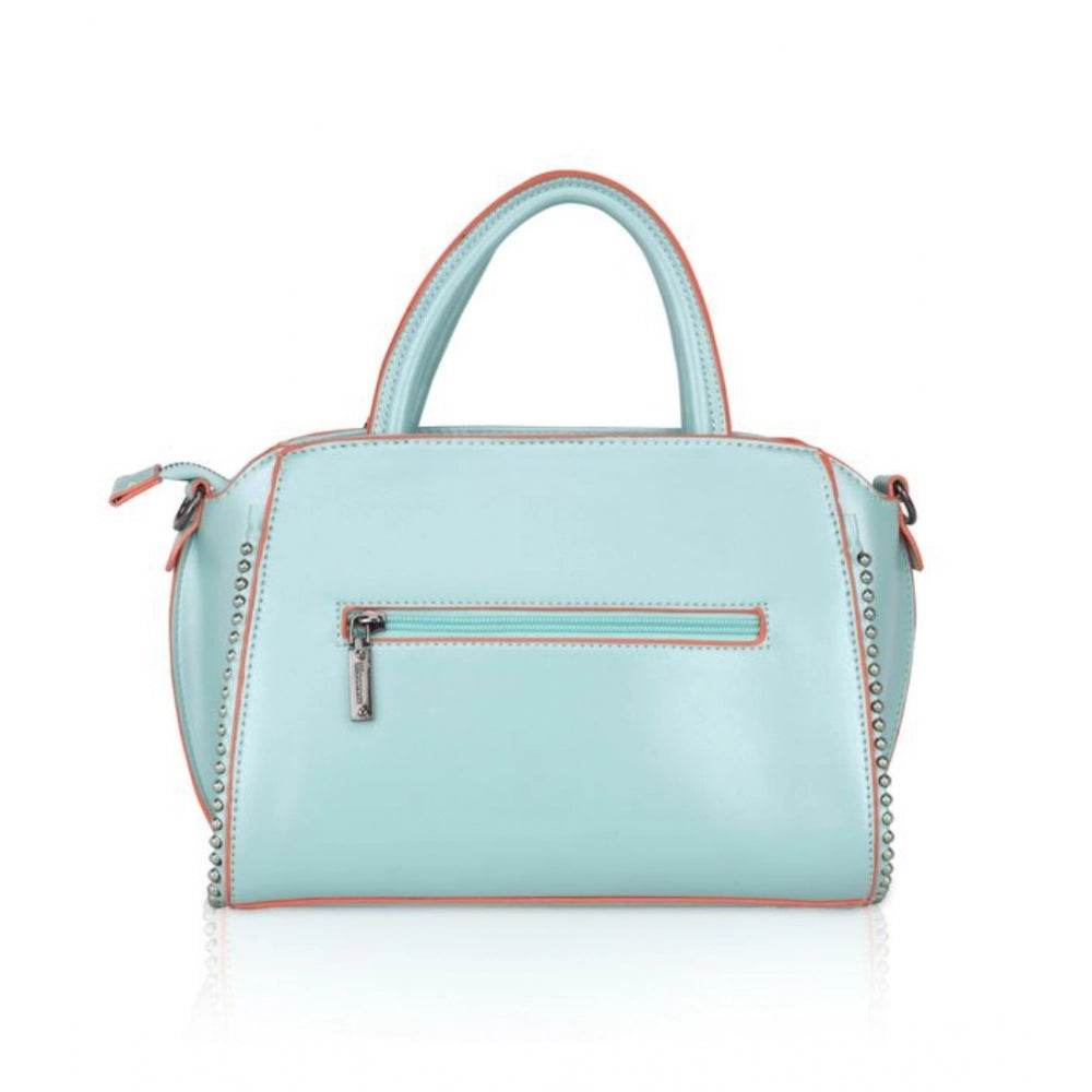 Generic Women's Faux Leather Metal Beads Handbag (Green) - MYLUXURY LANE ENTERPRISE