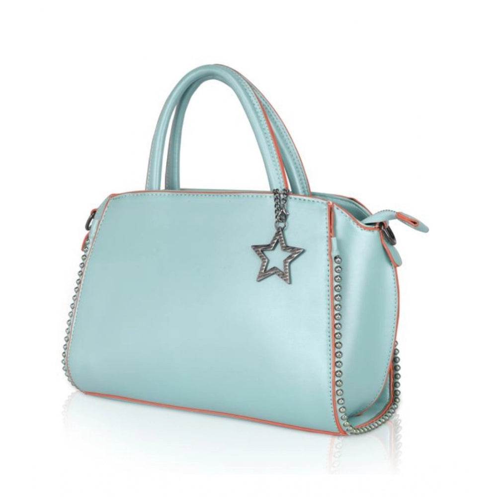 Generic Women's Faux Leather Metal Beads Handbag (Green) - MYLUXURY LANE ENTERPRISE