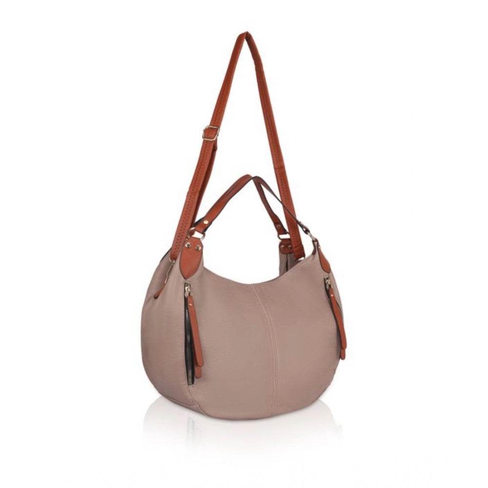 Generic Women's Faux Leather Solid Tote Bag (Multi) - MYLUXURY LANE ENTERPRISE