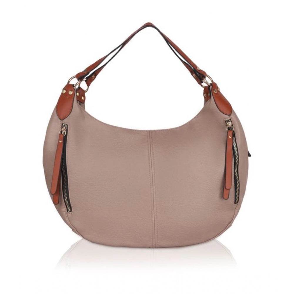 Generic Women's Faux Leather Solid Tote Bag (Multi) - MYLUXURY LANE ENTERPRISE