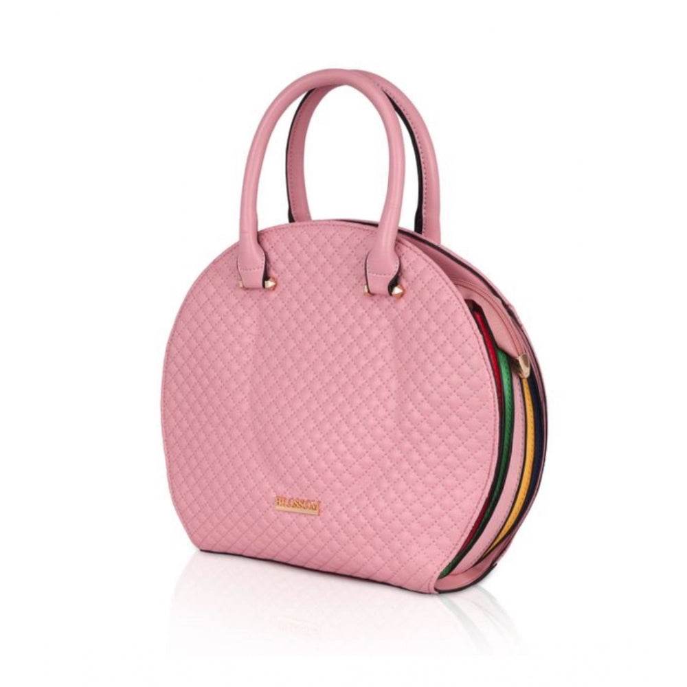Generic Women's Faux Leather Printed Adjustable Long Belt Handbag (Pink) - MYLUXURY LANE ENTERPRISE
