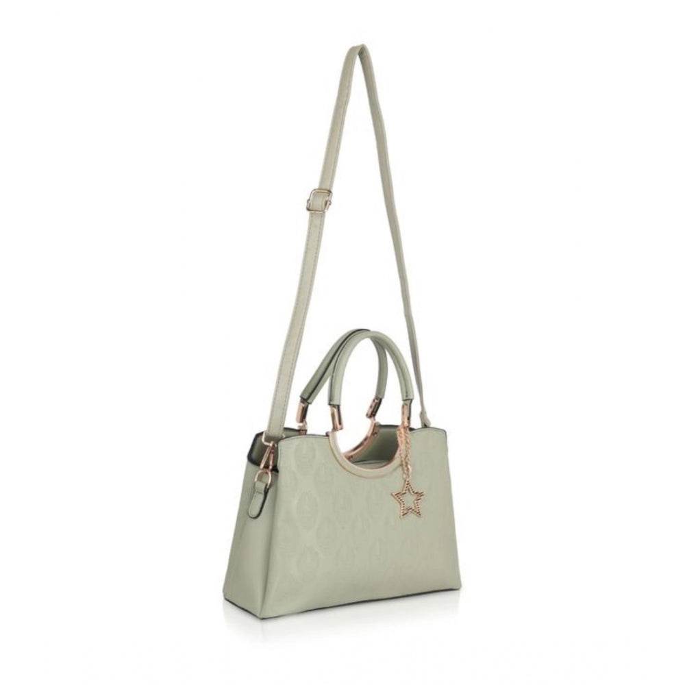 Generic Women's Faux Leather Printed Adjustable Long Belt Handbag (Green) - MYLUXURY LANE ENTERPRISE