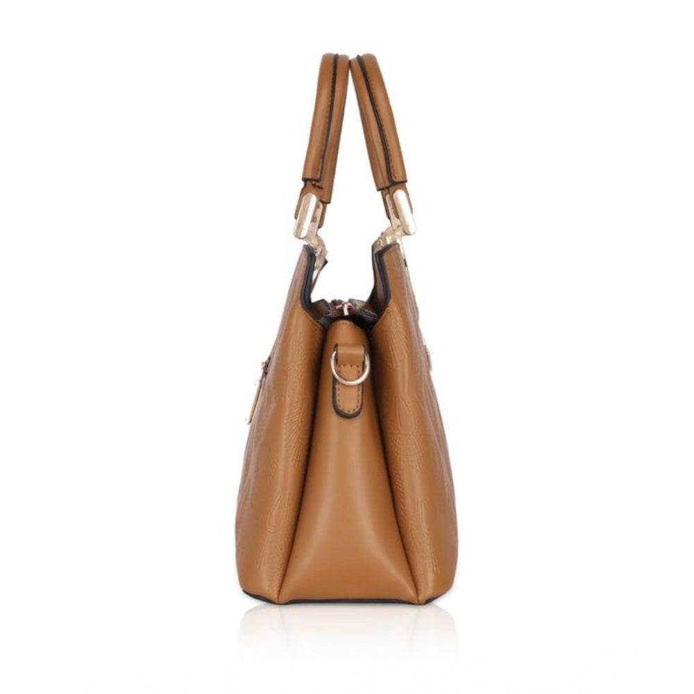 Generic Women's Faux Leather Printed Adjustable Long Belt Handbag (Brown) - MYLUXURY LANE ENTERPRISE