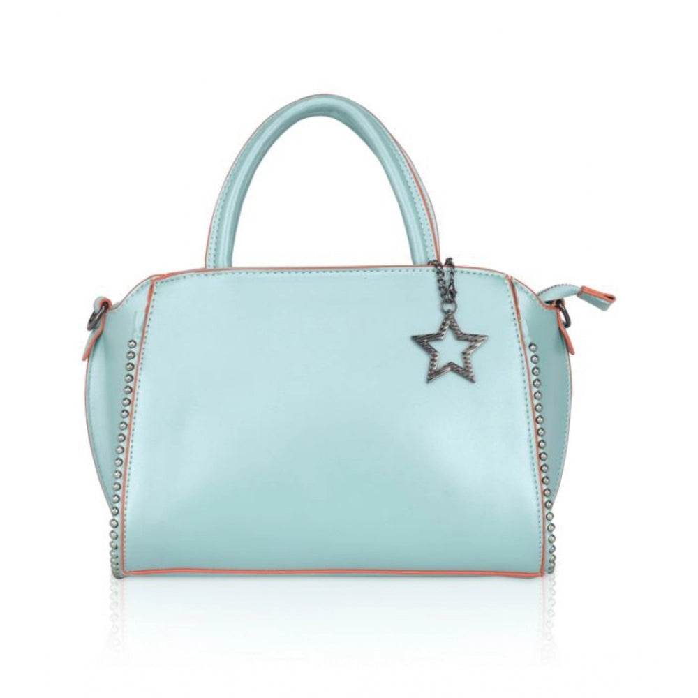 Generic Women's Faux Leather Metal Beads Handbag (Green) - MYLUXURY LANE ENTERPRISE