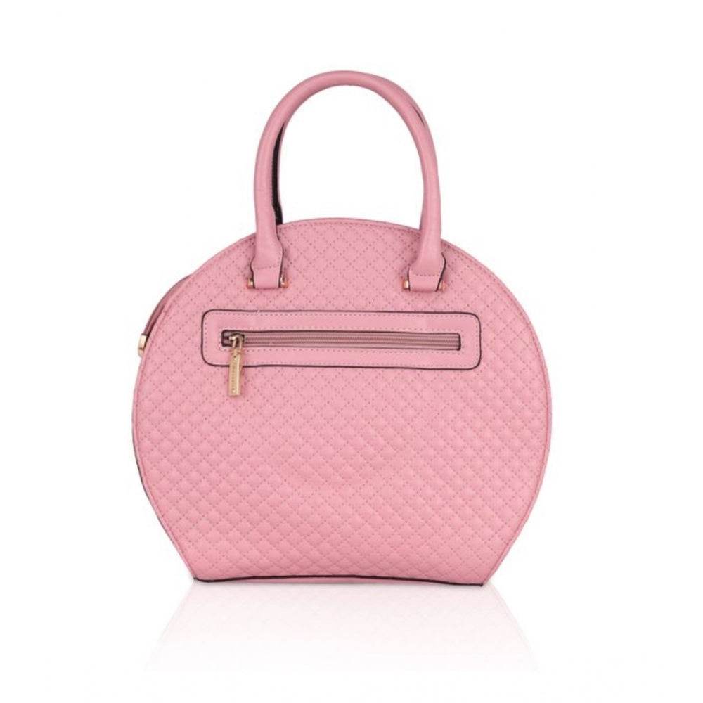 Generic Women's Faux Leather Printed Adjustable Long Belt Handbag (Pink) - MYLUXURY LANE ENTERPRISE