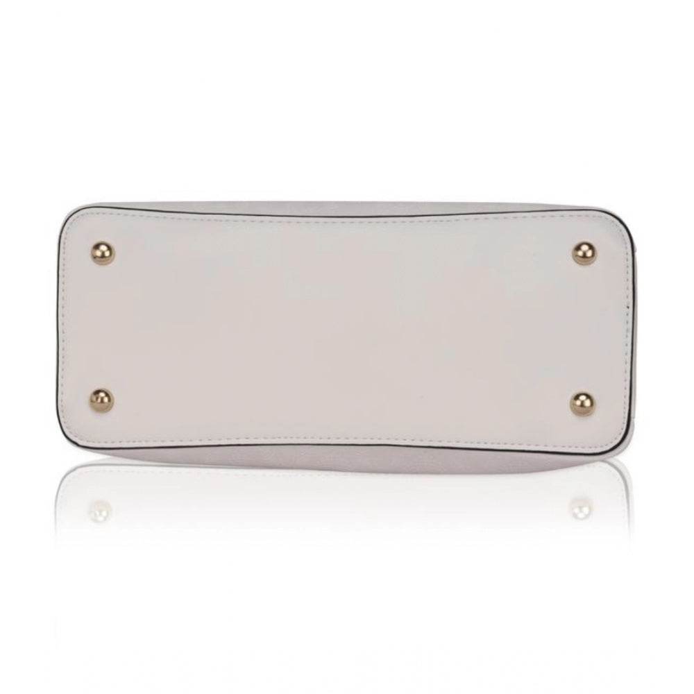 Generic Women's Faux Leather Printed Adjustable Long Belt Handbag (White) - MYLUXURY LANE ENTERPRISE