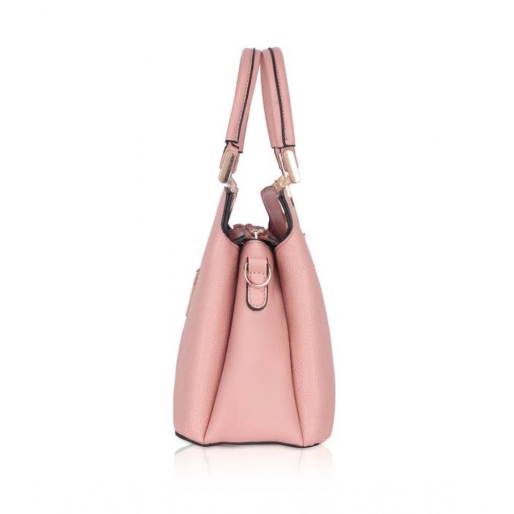 Generic Women's Faux Leather Printed Adjustable Long Belt Handbag (Pink) - MYLUXURY LANE ENTERPRISE
