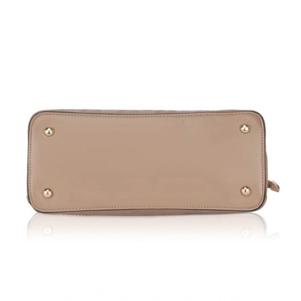 Generic Women's Faux Leather Printed Adjustable Long Belt Handbag (Khaki) - MYLUXURY LANE ENTERPRISE