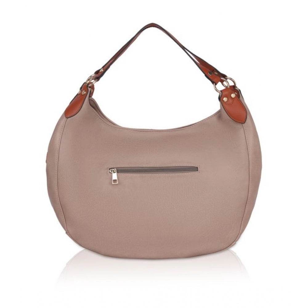 Generic Women's Faux Leather Solid Tote Bag (Multi) - MYLUXURY LANE ENTERPRISE