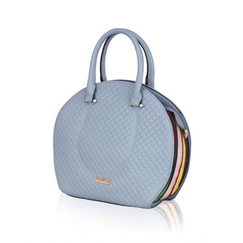Generic Women's Faux Leather Printed Adjustable Long Belt Handbag (Blue) - MYLUXURY LANE ENTERPRISE