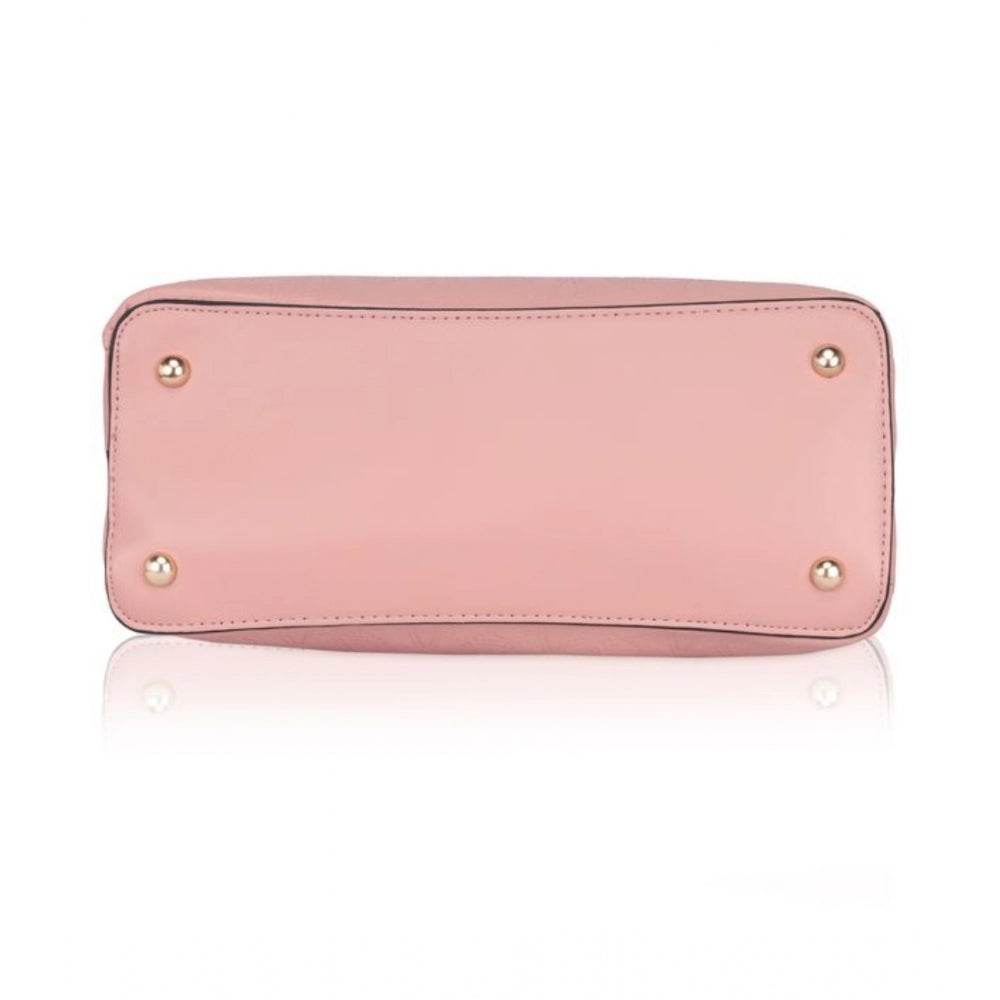 Generic Women's Faux Leather Printed Adjustable Long Belt Handbag (Pink) - MYLUXURY LANE ENTERPRISE