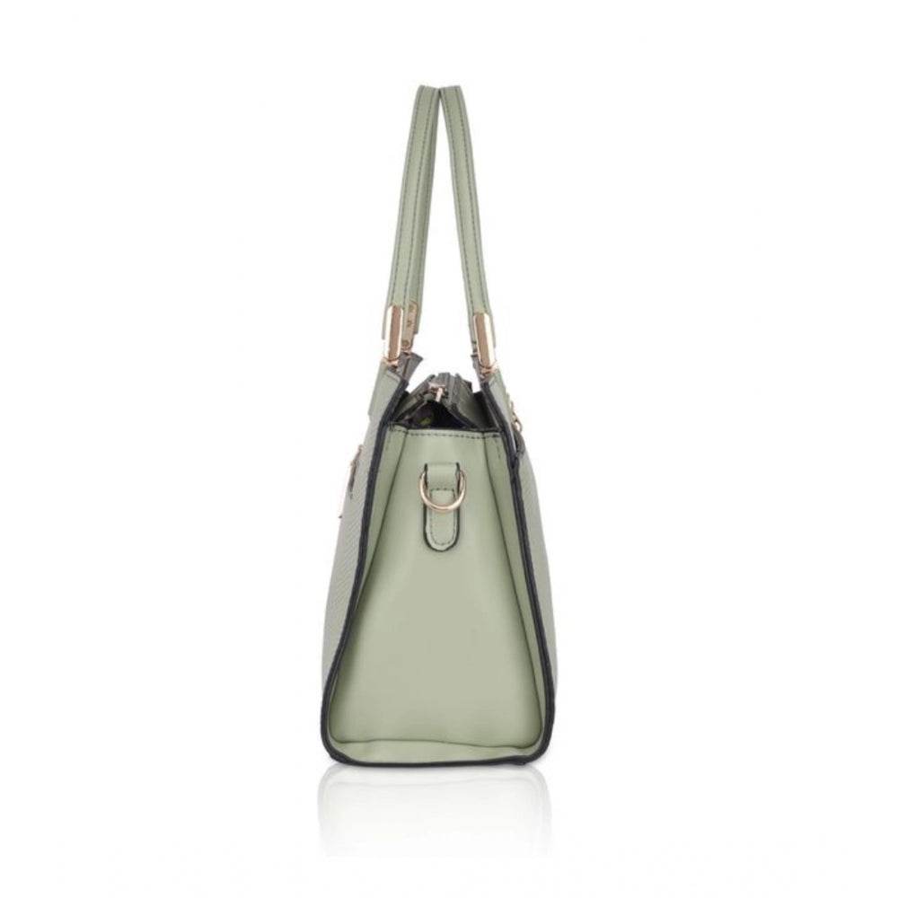 Generic Women's Faux Leather Textured Adjustable Long Belt Handbag (Green) - MYLUXURY LANE ENTERPRISE
