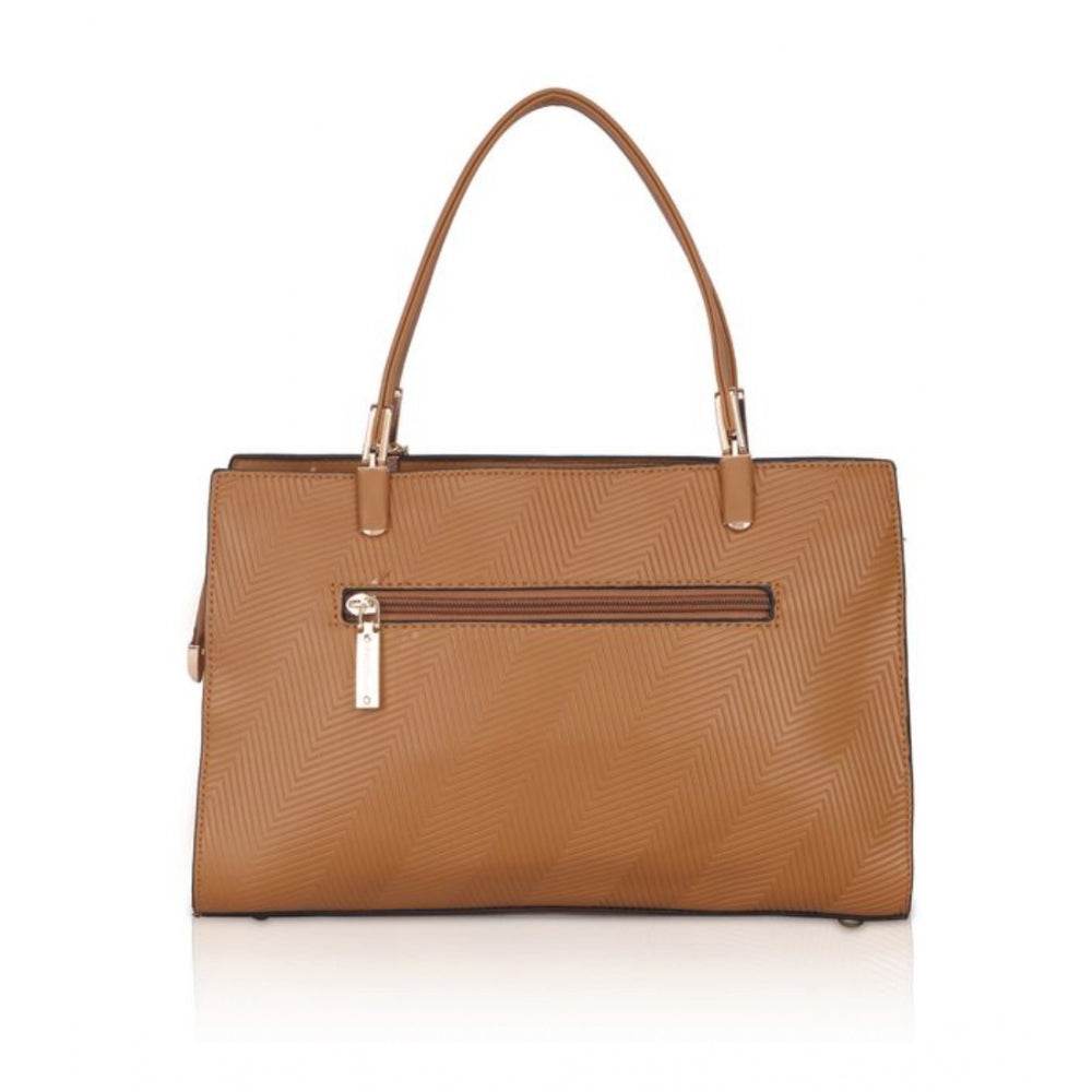Generic Women's Faux Leather Textured Adjustable Long Belt Handbag (Brown) - MYLUXURY LANE ENTERPRISE