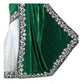 Generic Women's Velvet Embroidered Saree With Unstitched Blouse (Green, 5.5 Mtr) - MYLUXURY LANE ENTERPRISE