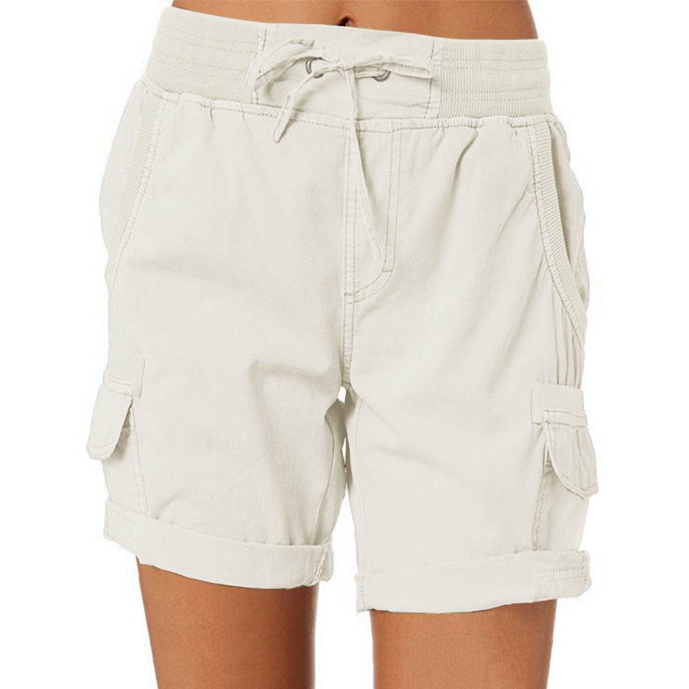 Women's Casual High Waist Cargo Shorts - MYLUXURY LANE ENTERPRISE