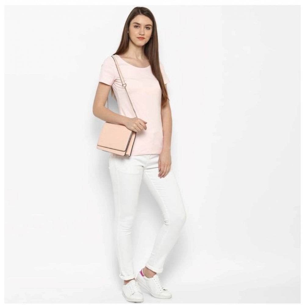 Generic Women's Denim Solid Buttoned Jeans (White) - MYLUXURY LANE ENTERPRISE