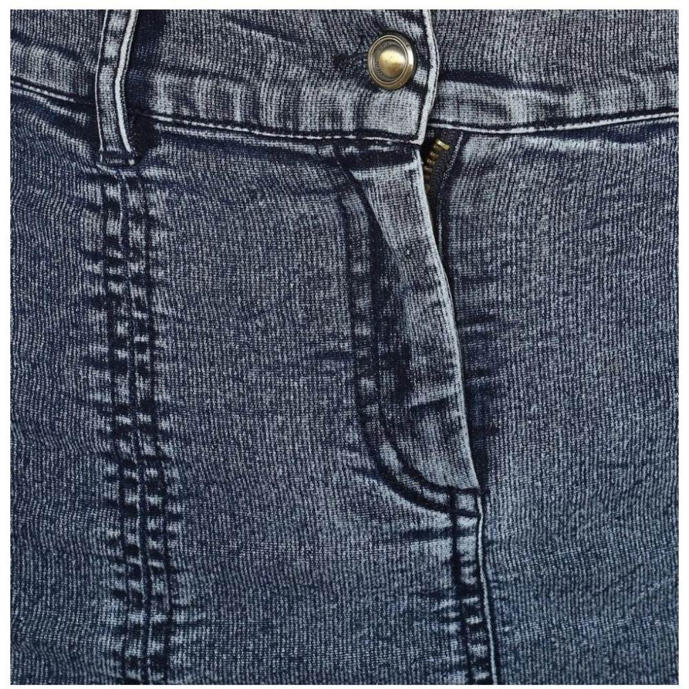 Generic Women's Denim Tie Up Buttoned Skirt (Blue) - MYLUXURY LANE ENTERPRISE
