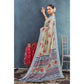 Generic Women's Linen Floral Printed Saree With Unstitched Blouse 5.5Mtr (Beige) - MYLUXURY LANE ENTERPRISE