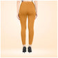 Generic Women's Cotton Blended Solid Ankle legging (Mustard Yellow) - MYLUXURY LANE ENTERPRISE