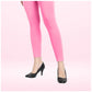 Generic Women's Cotton Blended Solid Ankle legging (Baby Pink) - MYLUXURY LANE ENTERPRISE