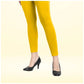 Generic Women's Cotton Blended Solid Ankle legging (Yellow) - MYLUXURY LANE ENTERPRISE