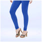 Generic Women's Cotton Blended Solid Churidar leggings (Royal Blue) - MYLUXURY LANE ENTERPRISE